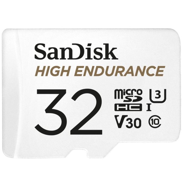 SanDisk High Endurance, 32 GB, MicroSDHC, Klasse 10, UHS-I, 100 MB/s, 40 MB/s