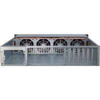 Inter-Tech 2U-20255, Rack, Server, Schwarz, Edelstahl, ATX, micro ATX, Mini-ATX, Mini-ITX, Stahl, HDD, Netzwerk, Leistung