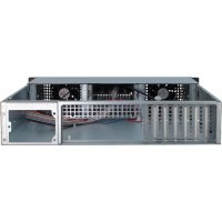 Inter-Tech IPC 2U-20248, Rack, Server, Schwarz, ATX, micro ATX, Mini-ITX, Stahl, HDD, Netzwerk, Leistung