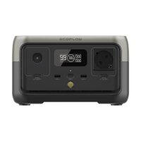 Ecoflow River 2 - Lithium-Eisen-Phosphat (LiFePO4) - AC - Zigarettenanzünder - Solar - USB - 256 Wh - 360 W - 300 W - Reiner Sinus