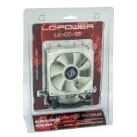 LC-Power LC-CC-95 - Kühler - 9,2 cm - Silber - Weiß