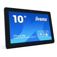 Iiyama TW1023ASC-B1P, 25,6 cm (10.1"), 1280 x 800 Pixel, LED, 0,1692 x 0,1692 mm, 60 Hz, 25 ms