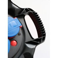 Brennenstuhl 1169710100 - 10 m - 3 AC-Ausgänge - Outdoor - IP44 - Kunststoff - Kautschuk - Schwarz - Rot