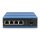 DIGITUS 4 Port Gigabit Ethernet Netzwerk Switch, Industrial, Unmanaged, 1 SFP Uplink