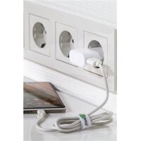 Wentronic 45295, Drinnen, AC, 5 V, 1 A, 1 m, Weiß