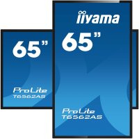 Iiyama T6562AS-B1, Interaktiver Flachbildschirm, 163,8 cm...