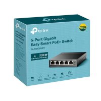 TP-LINK TL-SG105MPE, L2, Gigabit Ethernet (10/100/1000), Power over Ethernet (PoE)