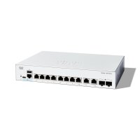 Cisco Catalyst 1300, Managed, L2, Gigabit Ethernet (10/100/1000), Power over Ethernet (PoE), Rack-Einbau