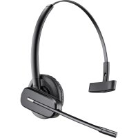 HP POLY CS540 Oberteil mit Kopfband und Ohrbügeln, Ohrhaken, Schwarz