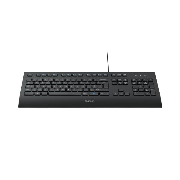 Logitech K280E Pro f/ Business, Volle Größe (100%), Kabelgebunden, USB, QWERTY, Schwarz