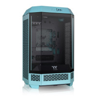 Thermaltake 300 Turquoise, Micro Tower, PC, Türkis, micro ATX, Mini-ATX, SPCC, Heimbüro