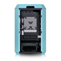 Thermaltake 300 Turquoise, Micro Tower, PC, Türkis, micro ATX, Mini-ATX, SPCC, Heimbüro