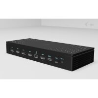 i-tec Universal 5x 4K/60Hz Display Docking Station + Power Delivery 100W, Kabelgebunden, USB 3.2 Gen 1 (3.1 Gen 1) Type-C, 100 W, 10,100,1000,2500 Mbit/s, Schwarz, 10 Gbit/s