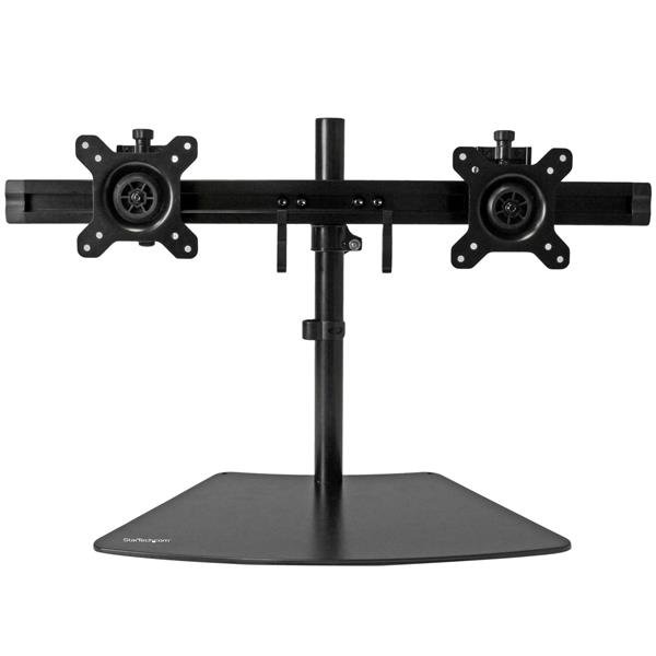 StarTech.com Dual-Monitorhalter, Freistehend, 8 kg, 61 cm (24"), 100 x 100 mm, Höhenverstellung, Schwarz