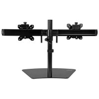 StarTech.com Dual-Monitorhalter, Freistehend, 8 kg, 61 cm (24"), 100 x 100 mm, Höhenverstellung, Schwarz