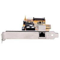 StarTech.com 1 Port 2.5 Gbit/s PoE Netzwerkkarte, PCI Express Ethernet Karte RJ45, 30W 802.3at PCIe PoE NIC für Desktops/Server, PoE Multi Gigabit LAN Adapter mit Niedrigprofilblende, Windows/Linux, Eingebaut, Kabelgebunden, PCI Express, Ethernet, 2500 Mb