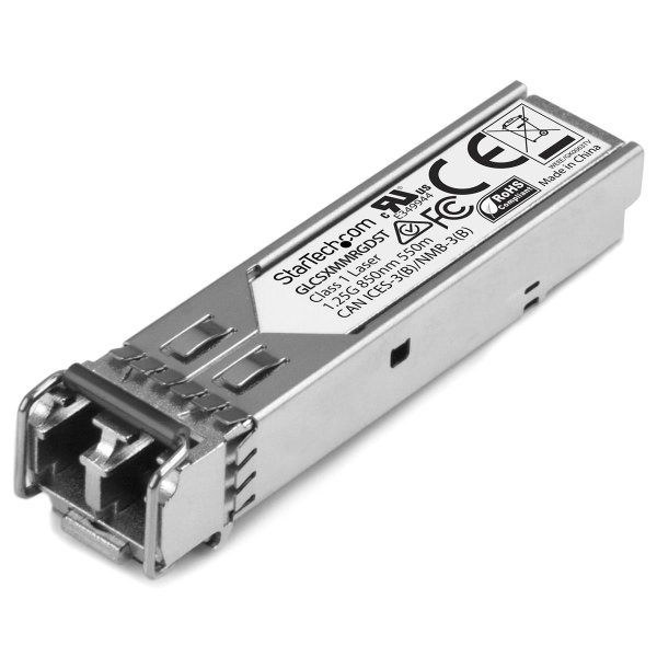 StarTech.com Cisco GLC-SX-MM-RGD kompatibel SFP Transceiver Modul - 1000BASE-SX, Faseroptik, 1250 Mbit/s, SFP, LC, SX, 550 m