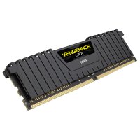 Corsair Vengeance LPX 16 GB, DDR4, 2666 MHz, 16 GB, 2 x 8 GB, DDR4, 2666 MHz, 288-pin DIMM, Schwarz