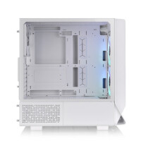 Thermaltake Ceres 330 TG, Midi Tower, PC, Weiß, ATX, EATX, micro ATX, Mini-ITX, SPCC, Gehärtetes Glas, 18,5 cm