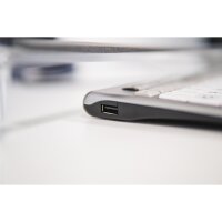 Bakker S-board 840 Compact Keyboard (US), Tenkeyless (80 - 87 %), Kabelgebunden, USB, Scherenschalter, QWERTY, Hellgrau, Weiß