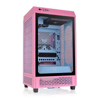 Thermaltake Tower 200, Mini Tower, PC, Pink, Mini-ITX, Stahl, Gehärtetes Glas, Gaming