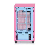 Thermaltake Tower 200, Mini Tower, PC, Pink, Mini-ITX, Stahl, Gehärtetes Glas, Gaming