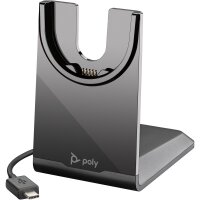 HP POLY Voyager USB-C-Ladestation, Ladestation, Schwarz