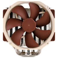 Noctua NH-U14S, Kühler, 12 cm, 1500 RPM, 24,6 dB, 140,2 m³/h, Braun, Edelstahl