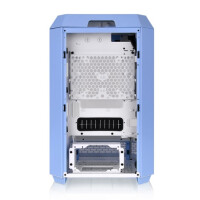 Thermaltake The Tower 300, Micro Tower, PC, Blau, micro ATX, Mini-ITX, SPCC, Gehärtetes Glas, 21 cm