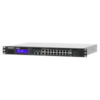 QNAP QGD-1602P, Managed, L2, Gigabit Ethernet (10/100/1000), Power over Ethernet (PoE), Rack-Einbau, 1U