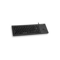 Cherry XS Trackball, Volle Größe (100%), Kabelgebunden, USB, QWERTY, Schwarz