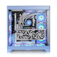 Thermaltake CTE E600 MX, Midi Tower, PC, Blau, ATX, EATX, micro ATX, Mini-ITX, SPCC, Gehärtetes Glas, 16,6 cm