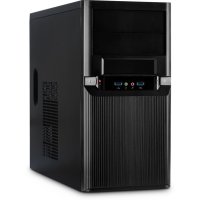 Inter-Tech TM-515, Micro Tower, PC, Schwarz, micro ATX,...