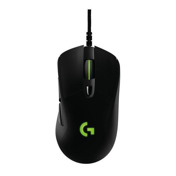 Logitech G G403 Prodigy Gaming Mouse, rechts, Optisch, USB Typ-A, 12000 DPI, 1 ms, Schwarz