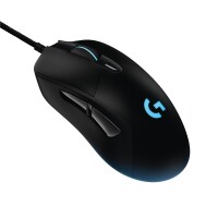 Logitech G G403 Prodigy Gaming Mouse, rechts, Optisch, USB Typ-A, 12000 DPI, 1 ms, Schwarz