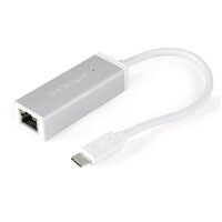 StarTech.com USB-C-auf-Gigabit-Netzwerkadapter - Silber,...