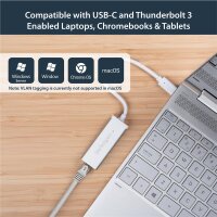 StarTech.com USB-C-auf-Gigabit-Netzwerkadapter - Silber,...