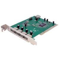 StarTech.com 7 Port USB 2.0 PCI Schnittstellenkarte,...