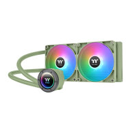 Thermaltake TH280 V2 ARGB, Flüssigkeitskühlung, 84,32 cfm, Grün