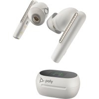 HP POLY Voyager Free 60+ UC White Sand Earbuds +BT700 USB-C Adapter +Touchscreen-Ladeetui, True Wireless Stereo (TWS), Büro/Callcenter, 20 - 20000 Hz, Kopfhörer, Weiß