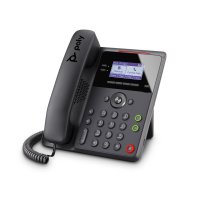 HP POLY Edge B20 IP Telefon und PoE-fähig, IP-Telefon, Schwarz, Kabelgebundenes Mobilteil, Tisch/Wand, 2 Zeilen, LCD