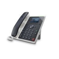 HP POLY Edge E100 IP Telefon und PoE-fähig, IP-Telefon, Schwarz, Kabelgebundenes Mobilteil, IPS, 7,11 cm (2.8"), 320 x 240 Pixel