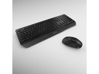 Cherry Gentix Desktop JD-7000DE-2 DE schwarz - Tastatur -...