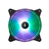 Chieftec NF-1225RGB, Ventilator, 12 cm, 1600 RPM, 28 dB, 68 cfm, Schwarz