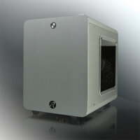 RAIJINTEK Metis Plus, Micro Tower, PC, Silber, Mini-ITX, Aluminium, Stahl, Heimbüro