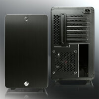 RAIJINTEK Thetis Classic, Midi Tower, PC, Schwarz, ATX, micro ATX, Mini-ATX, Aluminium, 17 cm