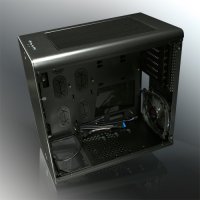 RAIJINTEK Thetis Window, Desktop, PC, Schwarz, ATX, micro ATX, Mini-ITX, Aluminium, SPCC, 17 cm