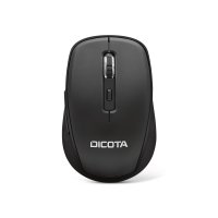 Dicota D31980, Beidhändig, Bluetooth, 1600 DPI, Schwarz