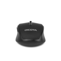 Dicota D31980, Beidhändig, Bluetooth, 1600 DPI, Schwarz