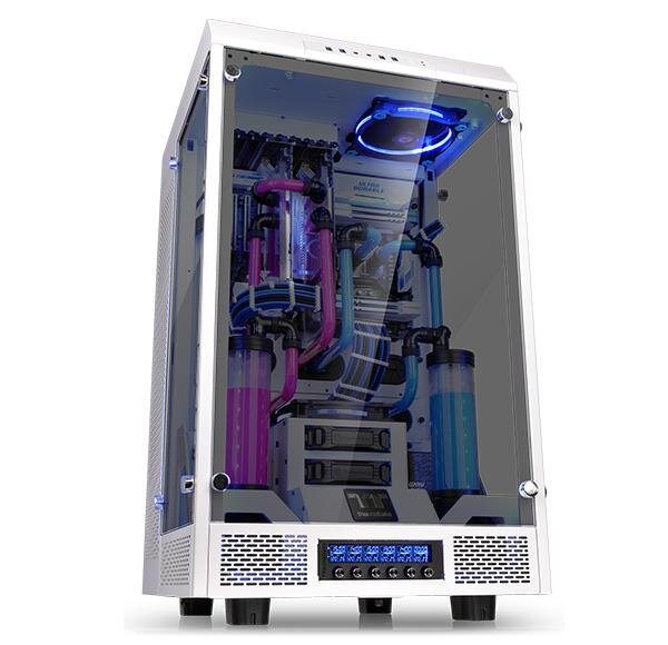 Thermaltake The Tower 900 Snow Edition, Full Tower, PC, Weiß, ATX, EATX, micro ATX, Mini-ITX, SGCC, Gehärtetes Glas, Heimbüro